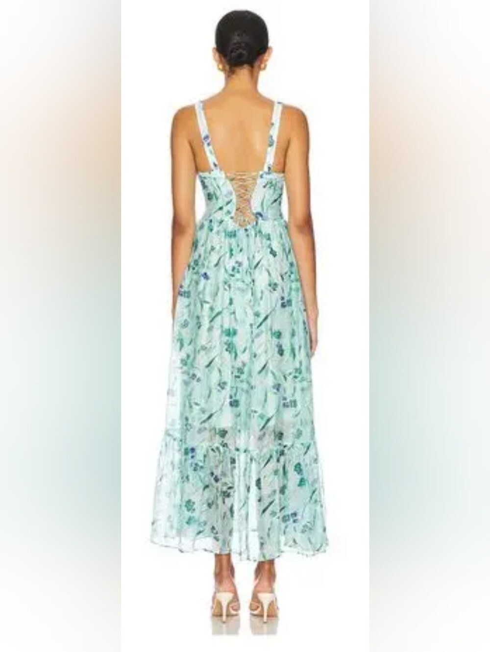 NWOT! ASTR Formal Garden Party Anthro Women's Kelby Corset Fall Maxi Dress Small - Picture 11 of 17